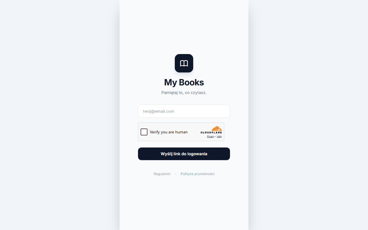 Zrzut ekranu My Books (Remember My Books)
