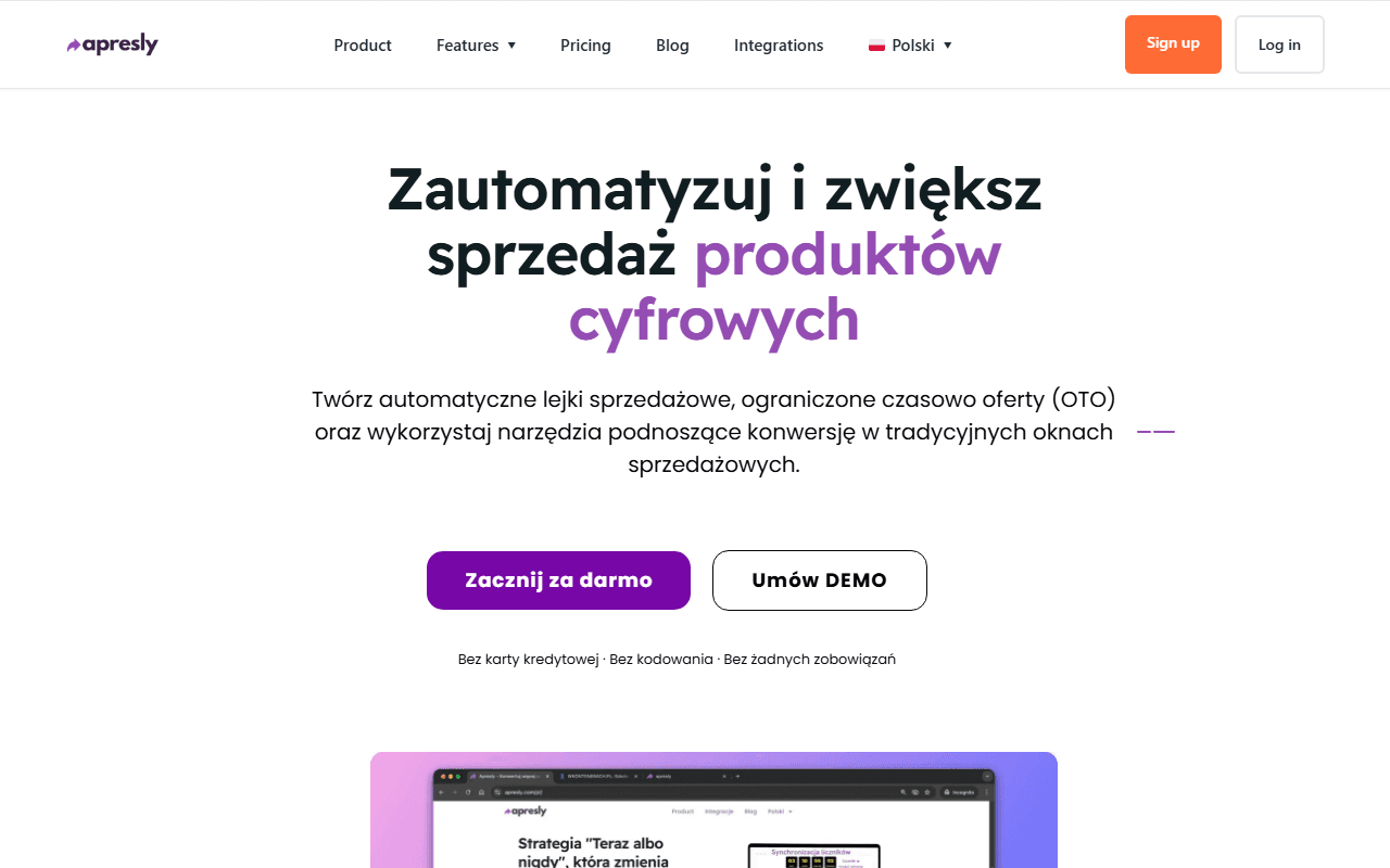Zrzut ekranu Apresly