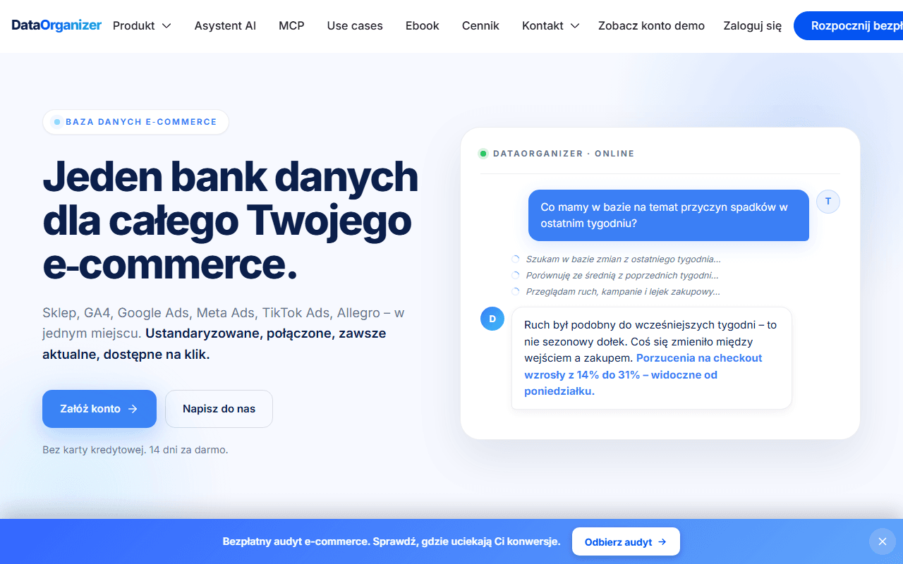 Zrzut ekranu DataOrganizer