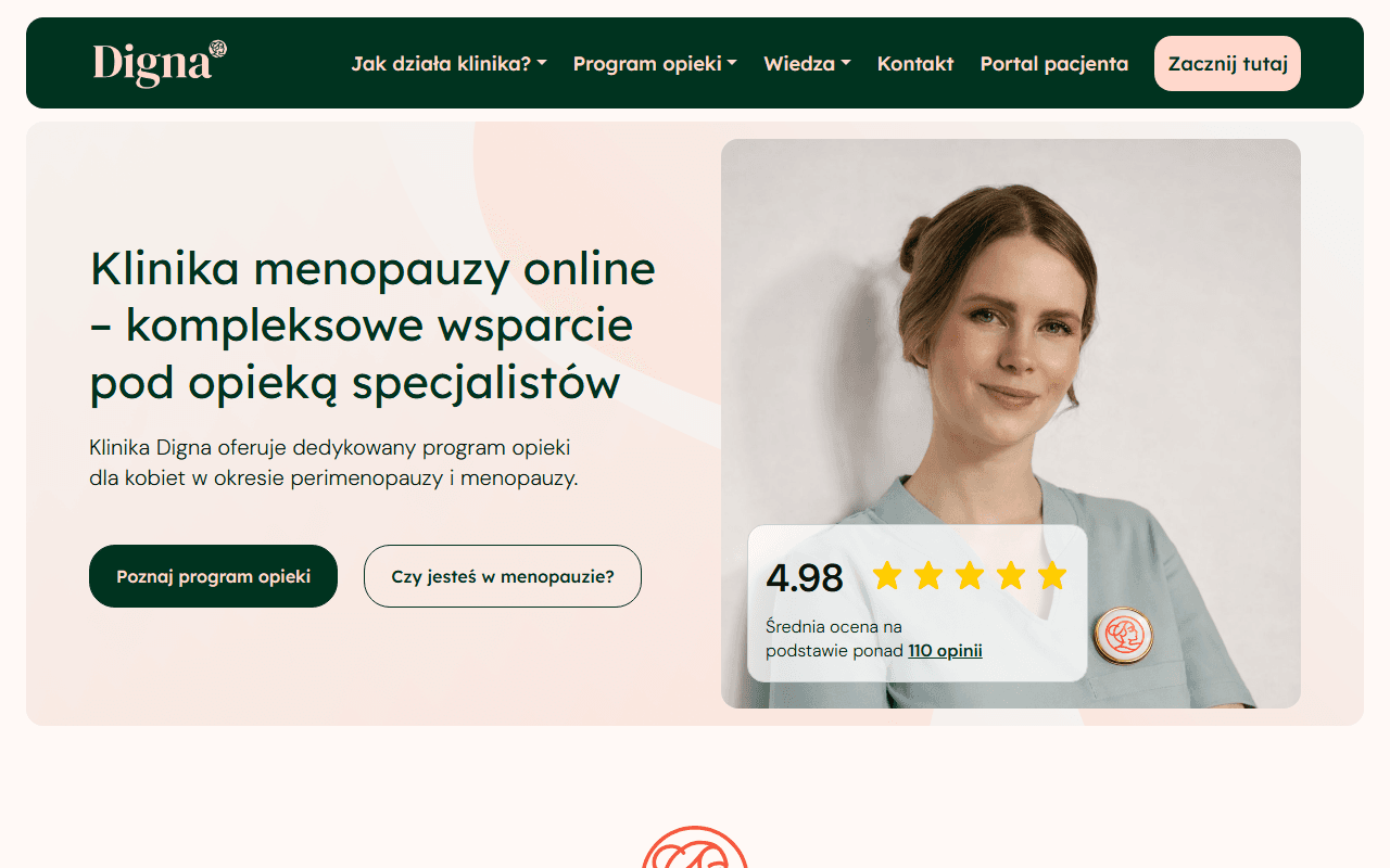 Zrzut ekranu Digna
