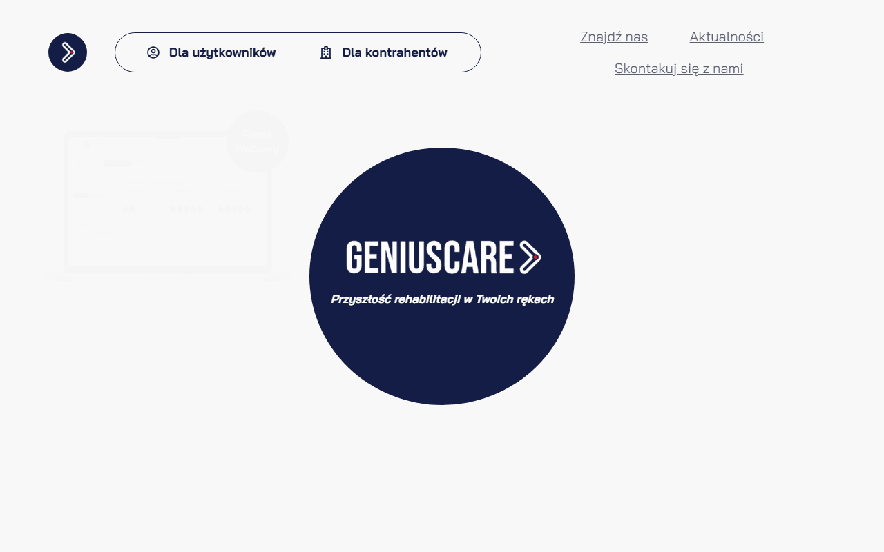 Zrzut ekranu GeniusCare