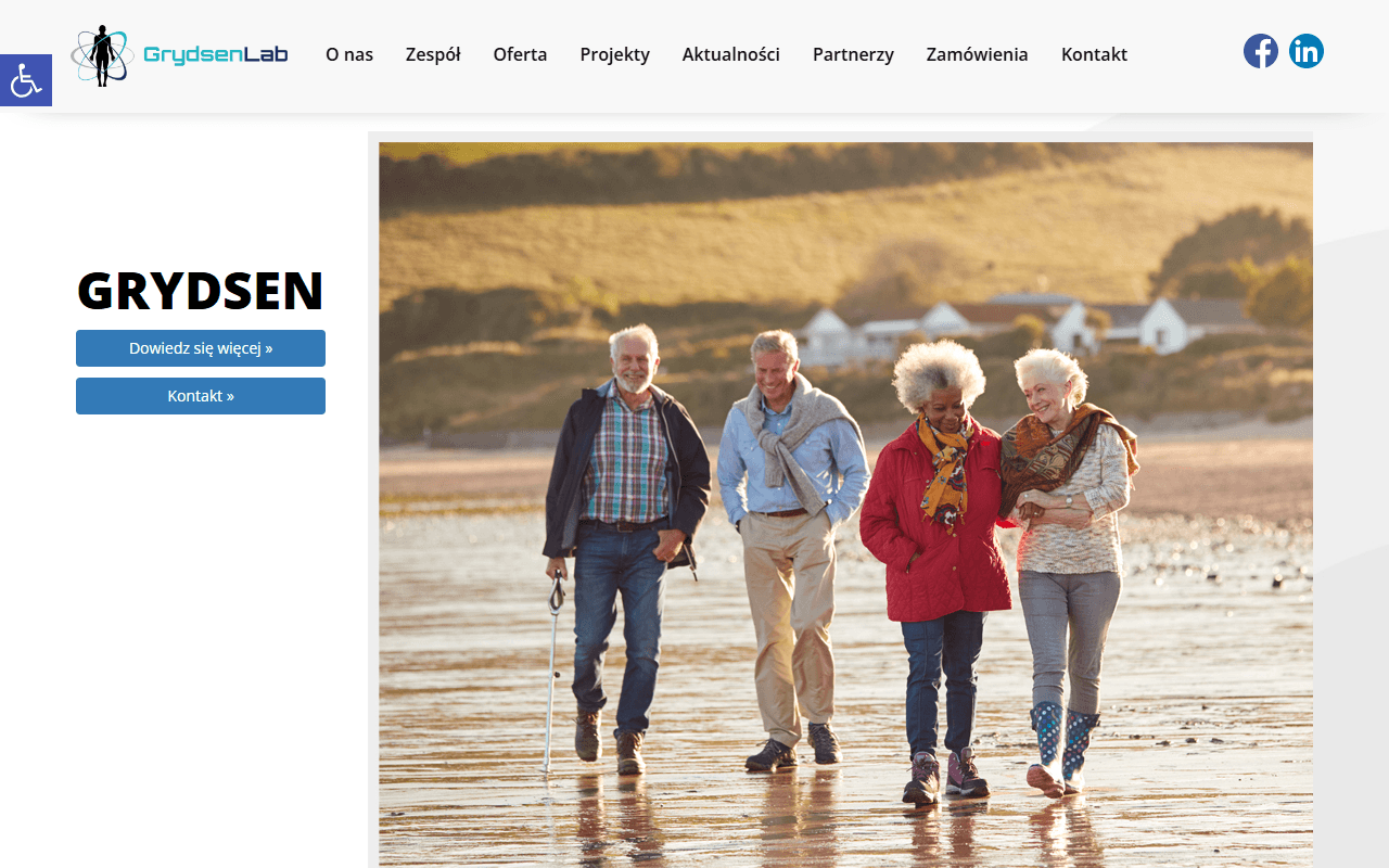 Zrzut ekranu Grytsen Lab