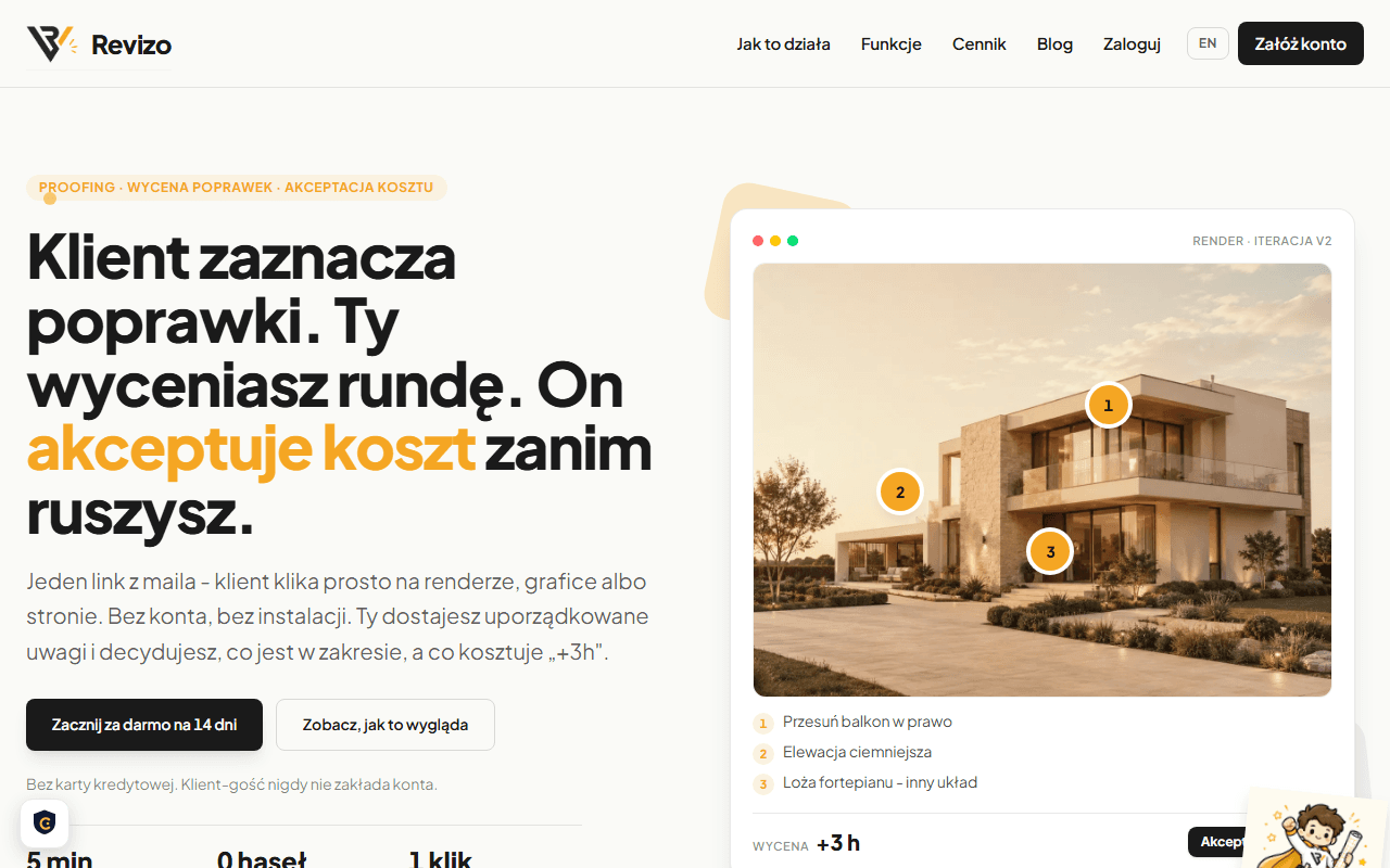 Zrzut ekranu Revizo