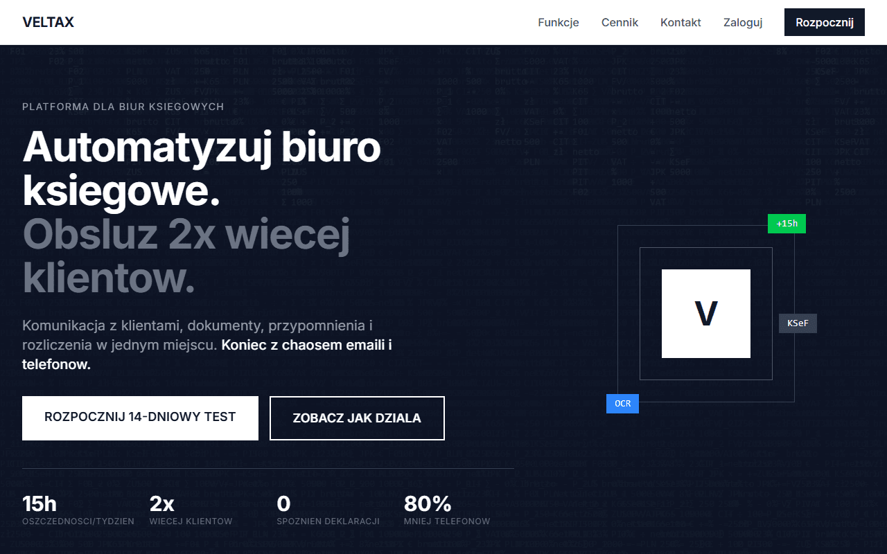 Zrzut ekranu Veltax