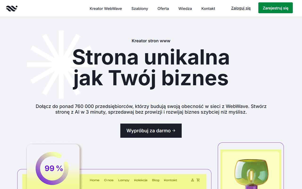 Zrzut ekranu WebWave