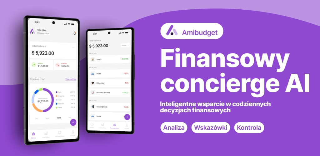 Zrzut ekranu Amibudget
