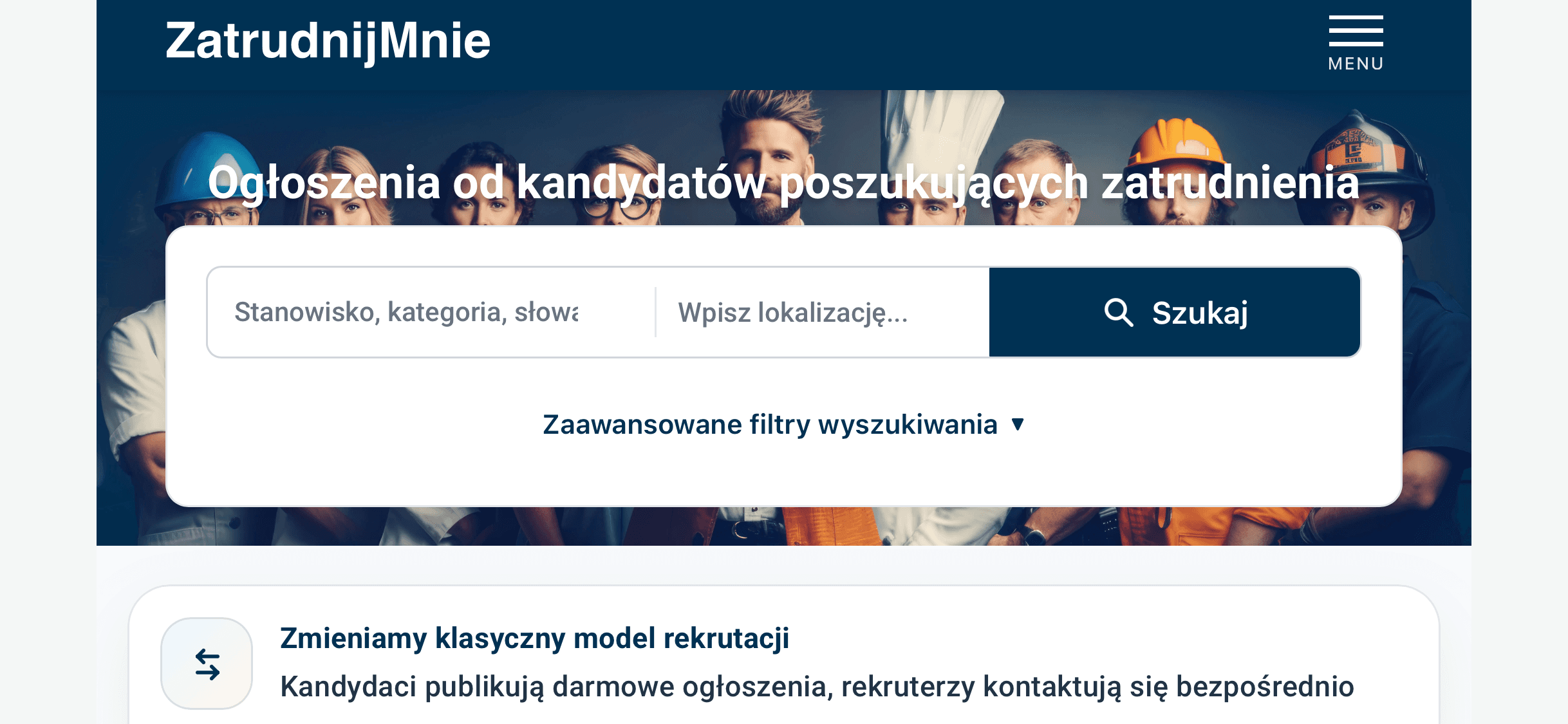 Zrzut ekranu ZatrudnijMnie