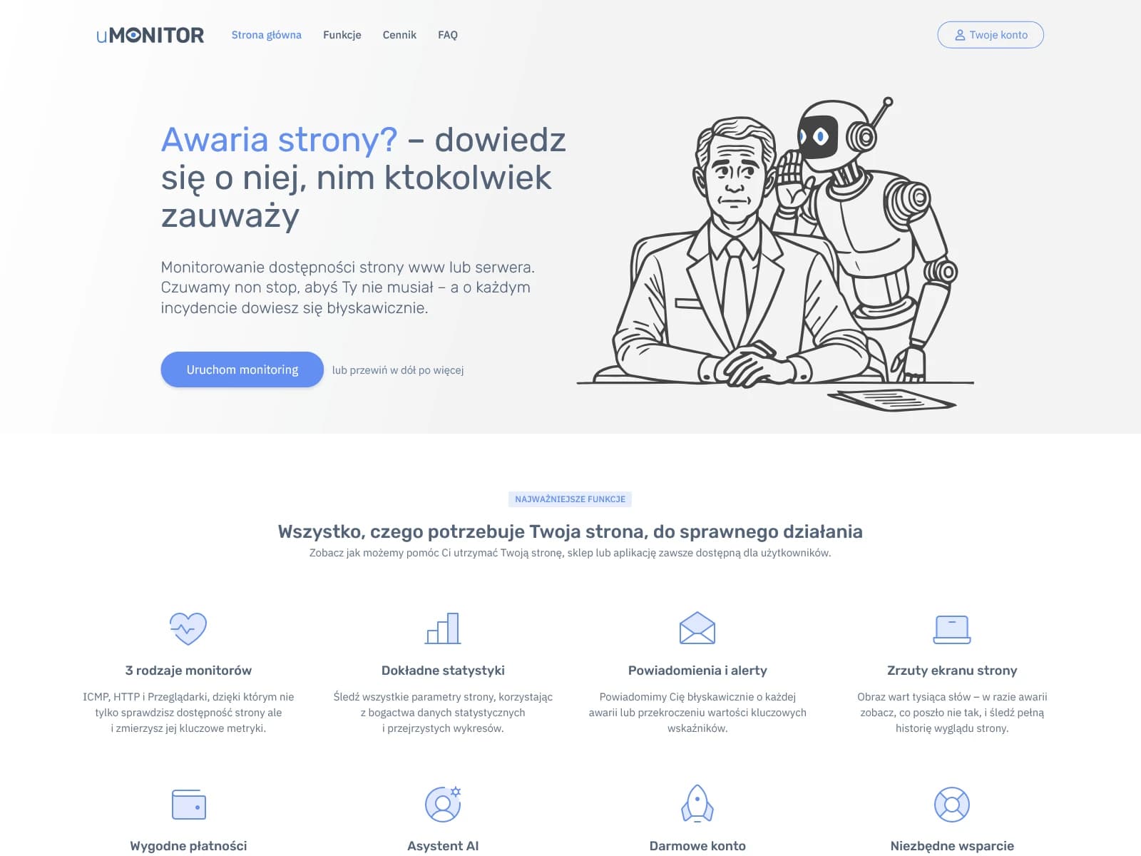 Zrzut ekranu uMonitor
